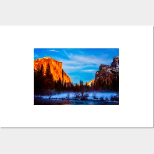 El Capitan And Merced River Posters and Art